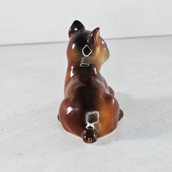 Vintage Goebel West Germany Boxer Puppy Dog Figurine Lying Down CH567 - Picture 6 of 10
